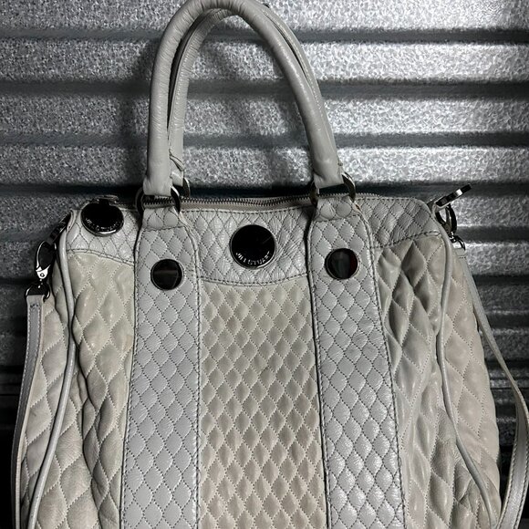 Jill Stuart Lamb Skin Quilted Leather Bag - Picture 1 of 8